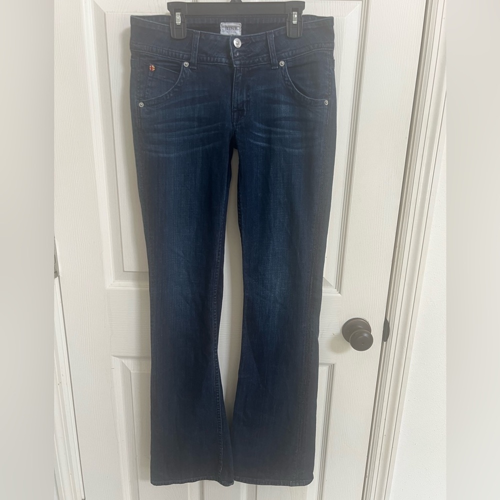 Hudson Jeans Dark Blue Signature Bootcut Flare & Wide Leg